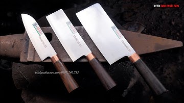 Bộ dao KHÔNG RỈ sắc bén thep 440c - Hàng Chuẩn Của HTX Dao Phúc Sen