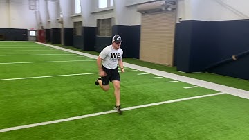 REACTIVE BACK PEDAL TO SPRINT