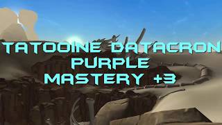 Tatooine Datacron Purple Mastery +3