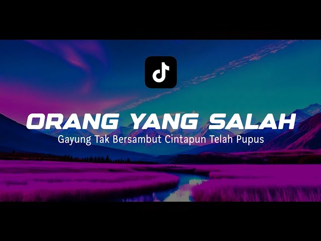 Ku Sudah Mencuba Tuk Berikan Bunga - Lirik ~ class=