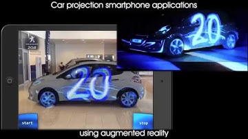 Car projection-mapping Augmented Reality app by ARworks