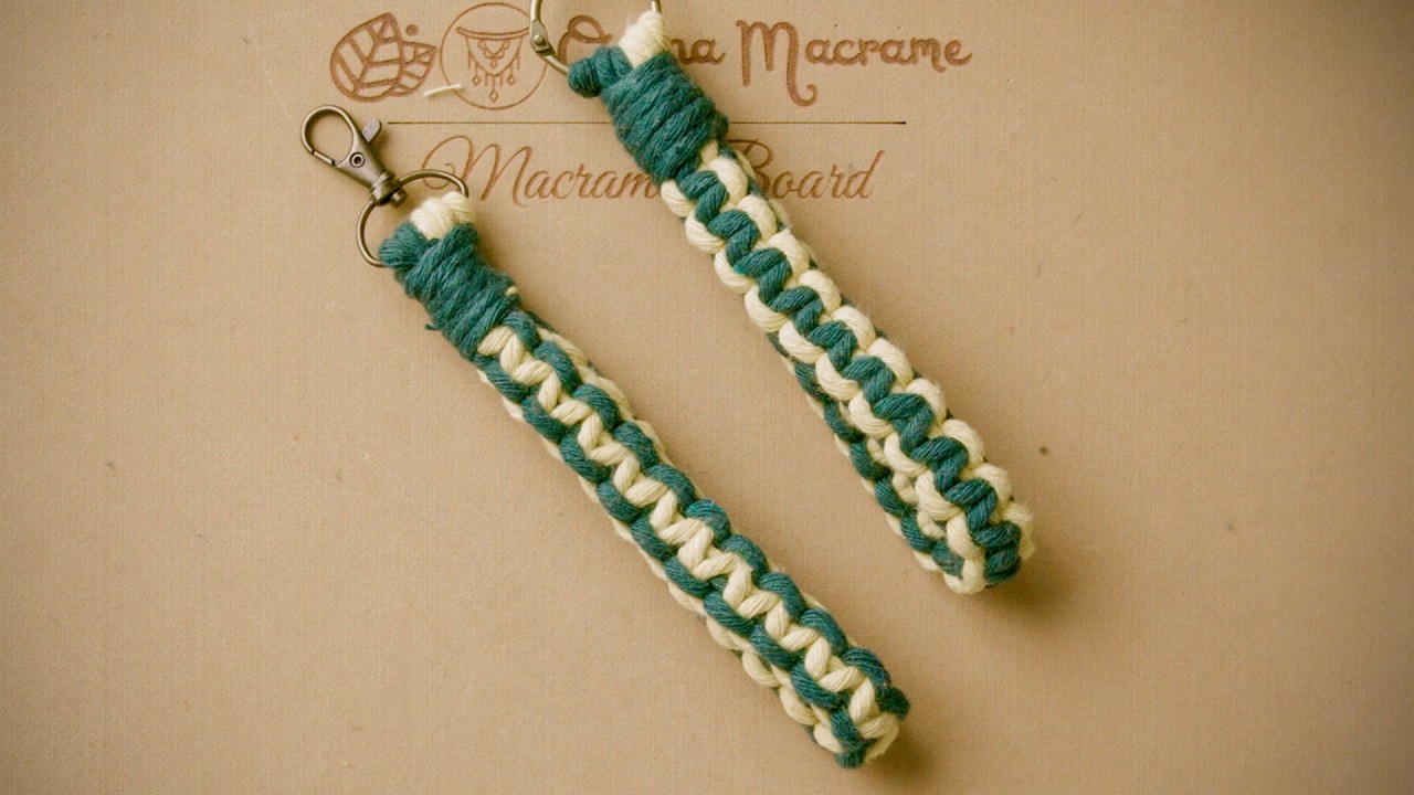 World Cup Macrame Keychain | Step-by-Step Tutorial - YouTube