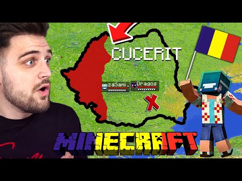 CUCERIM ROMANIA pe un SERVER INTERNATIONAL ! (HARTA LUMII in MINECRAFT)