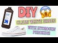 HOW TO CLEAN WHITE CONVERSE FAST! 😱 | DIYHOLIC