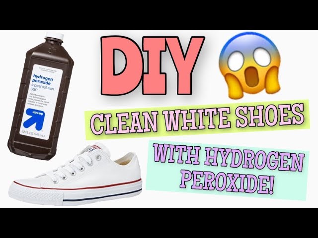 How to clean white shoes with baking 