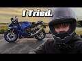 Full Throttle On My Yamaha R1 