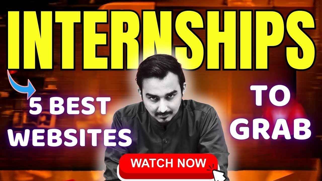 TOP 5 Websites to find INTERNSHIPS and JOBS | Job Websites | SAURABH ...