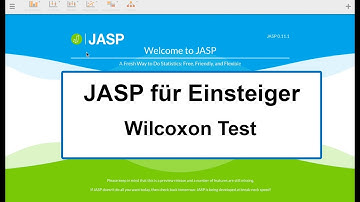 JASP für Einsteiger - 07 - Wilcoxon Test (W-Test)