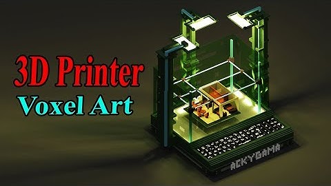 MagicaVoxel LevelUp#3 : 3D Printer with Voxel Art