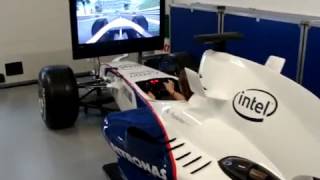 A young talent driving the bmw formula 1 simulator at monaco track.
simulators and software available www.bernax.nl