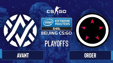 CS:GO - ORDER vs. AVANT [Dust2] Map 3 - IEM Beijing 2020 Online - Playoffs - OCE