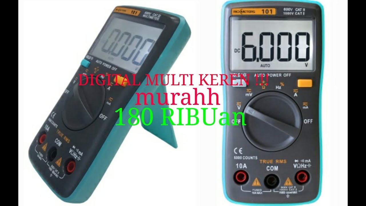 MURAH & KEREN Digital Multimeter RICHMETER 101 Wajib koleksi Bro