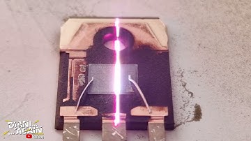 Integrated circuit,  MOSFET, processor  decapsulation with fiber laser! Peek inside 👀 semiconductor