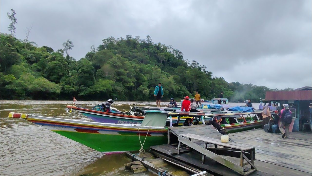 Perjalanan Menuju Pedalaman Barito. Taksi Motor Puruk Cahu - Tumbang Kunyi & Camp Ampar.