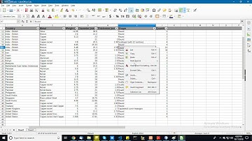 LibreOffice Calc Data Validity from List