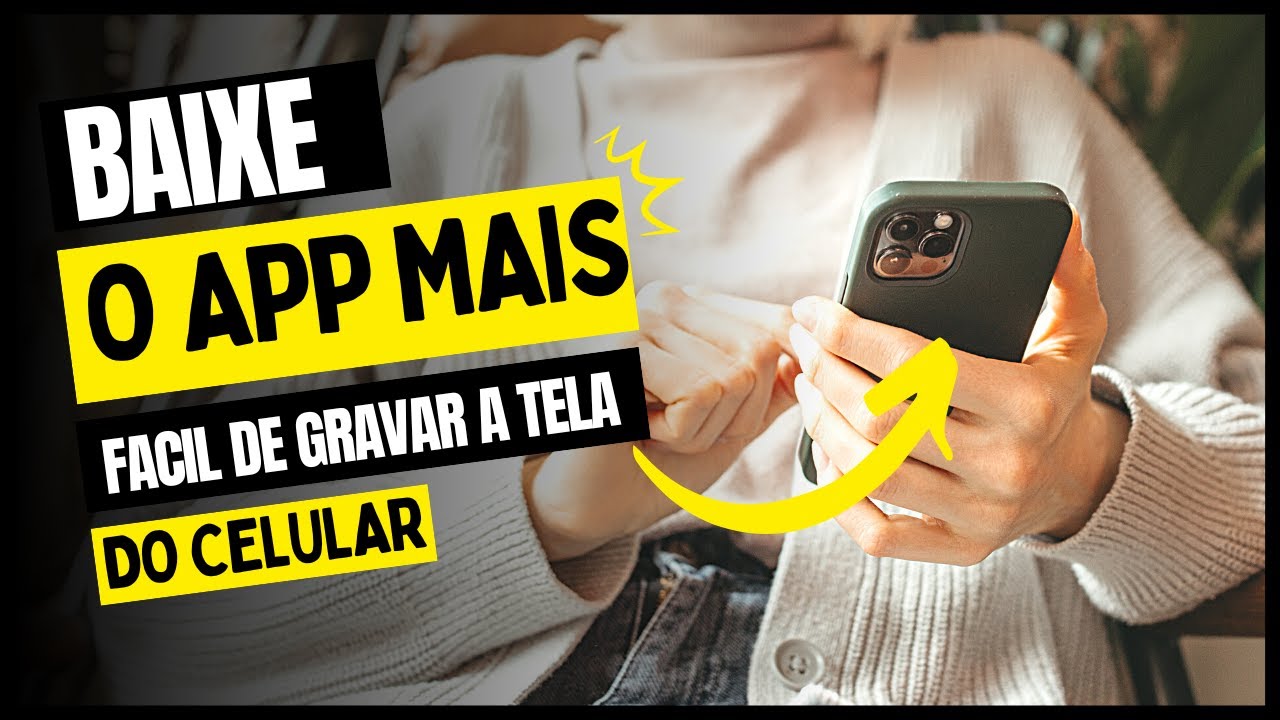 COMO GRAVAR A TELA DO CELULAR SUPER FACIL - YouTube