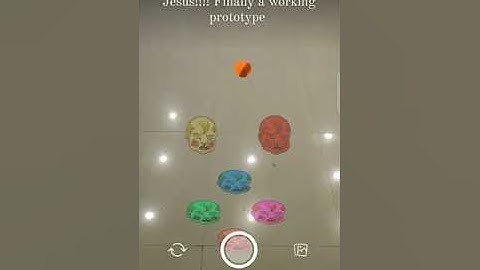 Spark AR Demo video. Applying physics in Spark AR studio using cannon.js