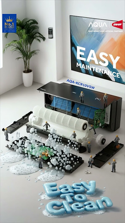 AQUA AC VSW gampang banget dirawat,lepas kipas cuma 28 detik aja #AQUAAC #AQUAElektronik #CoolChoice