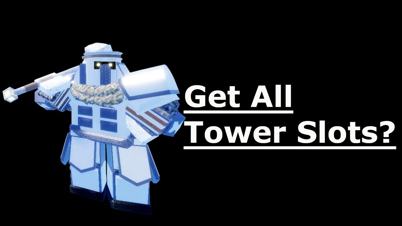 How To Get All Tower Slots Tower Defenders Roblox Request Video Youtube - how to buy the fifth tower slot for robux