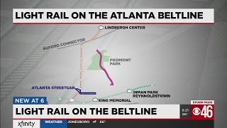 Light rail on the Atlanta Beltline