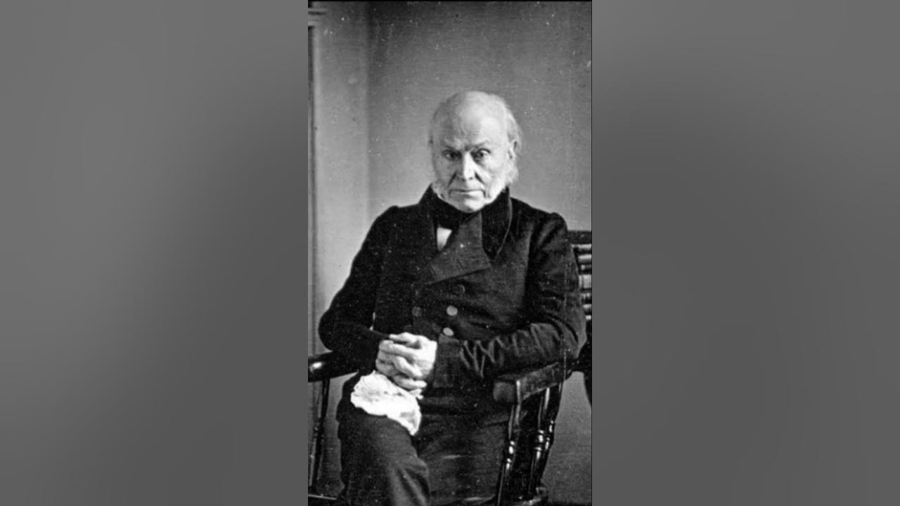 The oldest photograph of the President of the United States, John Quincy Adams, 1843  #shorts