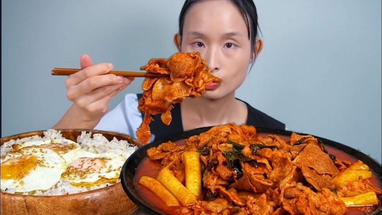 고기듬뿍 국물두루치기 먹방