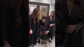 Aiman Khan And Minal Khan At Their Brothers Dholki Function With Baby Amal