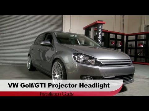 Spyder Auto Installation: 2010-13 VW Golf/GTI Mk VI Projector Headlights (Non-HID)