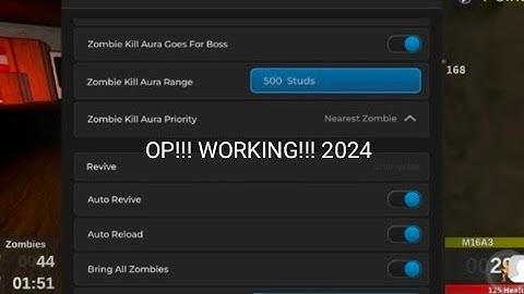 Zombie Uprising script WORKING!!! (2024)