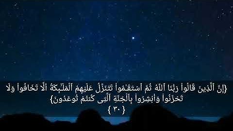 تلاوة خاشعة من سورة فصلت،، بصوت القارئ أبي حمزة عيسى المصنف حفظه الله