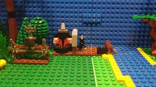 Stop motion build 2 Lego kingdom sets + battle