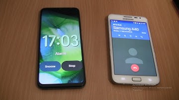 Incoming call&Ringing alarms at the Same Realme c35+Samsung Galaxy Note Android 7