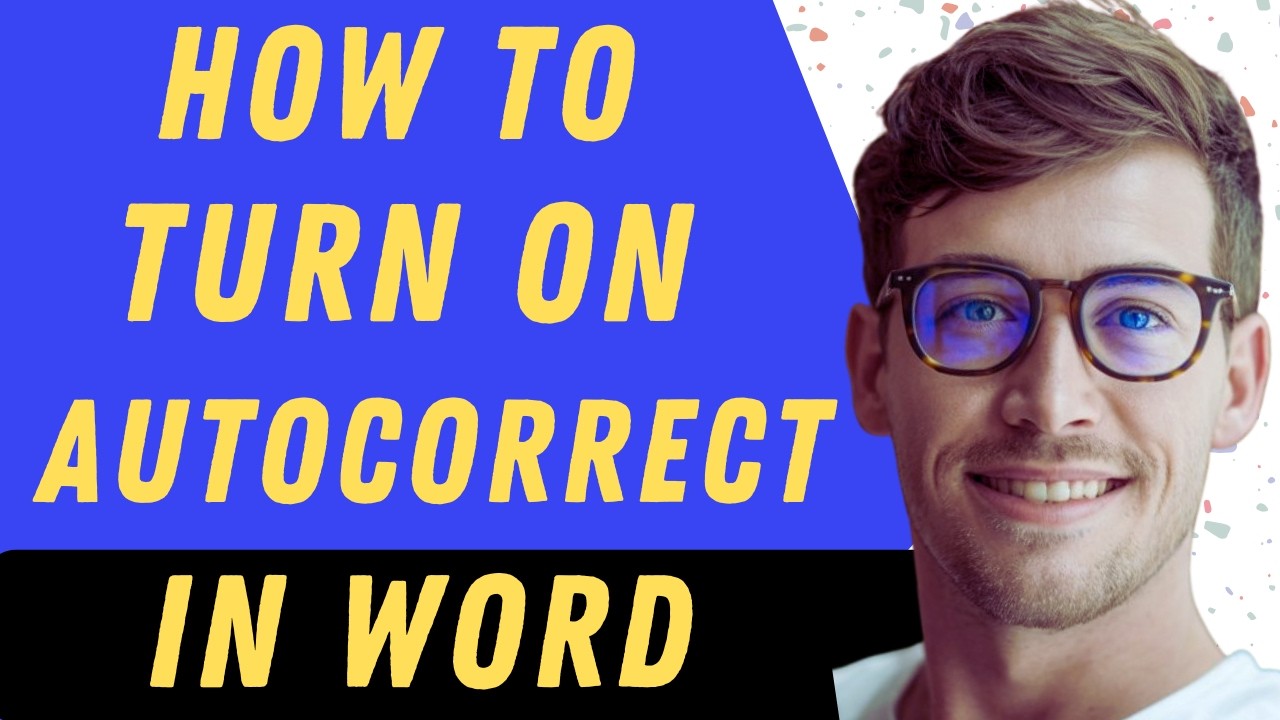 Max Auto Correction How To Turn On Auto Correct In Word - Full Guide - YouTube