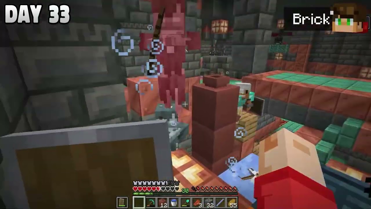 brick doesn't like minecraft pots