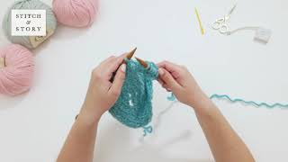 HOW TO MAKE A YARN OVER - KNITTING TUTORIAL