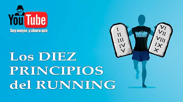 ¿Cuáles son los 3 principios del running?