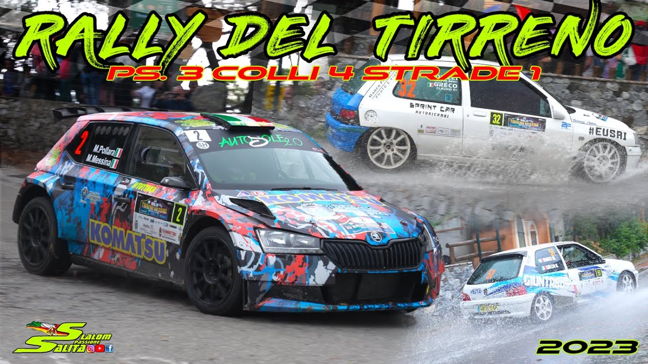 RALLY DEL TIRRENO - MESSINA 2023 // PS.3 COLLI 4 STRADE 1 // WET RACE
