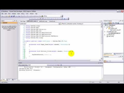 Visual Studio Database Application - Part 4