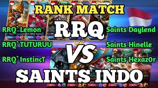 Big Match! RRQ vs SAINTS INDO [Lemon&Tuturu vs Daylend&Hinelle] screenshot 3