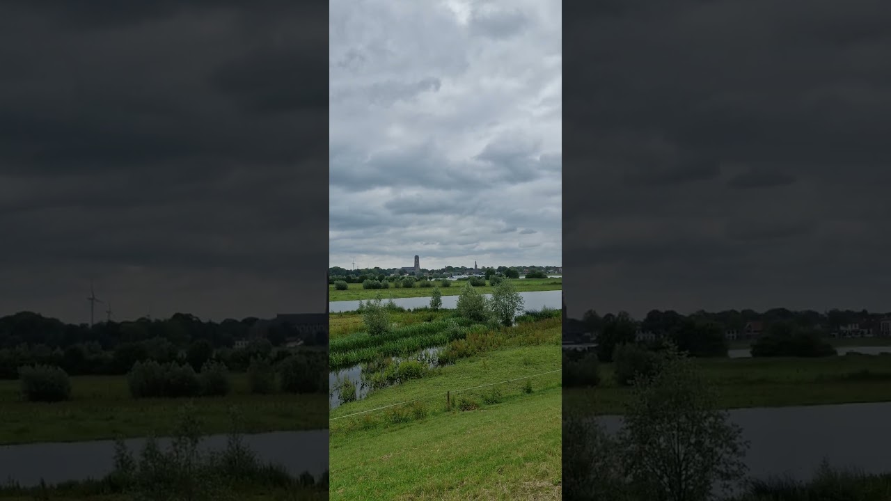 Enchanting Waal River Dike Views in Waardenburg