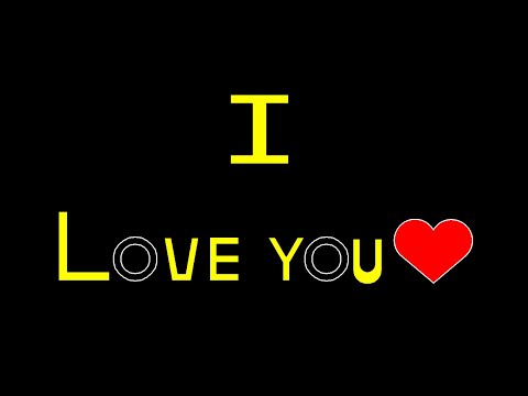 How to write I love you using Python for your lover #turtle #iloveyou