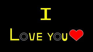 How to write I love you using Python for your lover #turtle #iloveyou