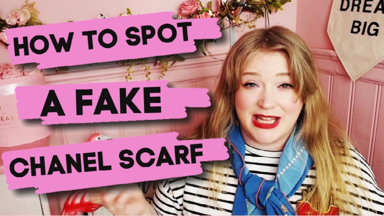 How To Spot A FAKE Chanel Scarf // Chanel Scarf Collection - YouTube