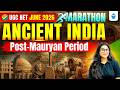 UGC NET History Marathon Class 2026 | Ancient India | Post-Mauryan Period Complete Revision