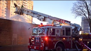 **Extended TOWER LADDER Operations** Manhattan 3rd Alarm Box 1562 - Fire in a Vacant Taxpayer