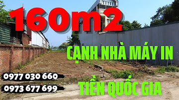 CẦN BÁN 160M2 ĐƯỜNG ĐÔI NHÀ MÁY IN TIỀN - ĐẤT NỀN HÒA LẠC| 0977030660