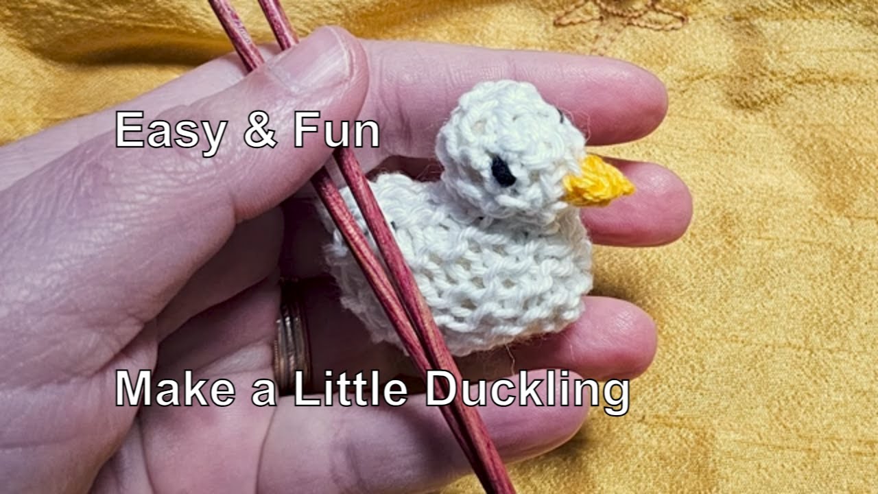Delve into Tiny Knitting: Craft Your Mini Duckling