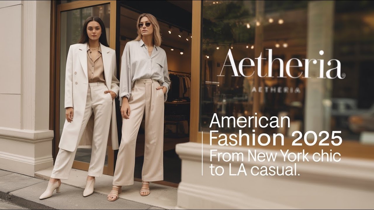 “American Fashion 2025 | From New York Chic to LA Casual” #style # ...