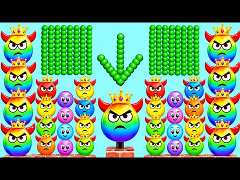 😂 🌈 Beat 3×3 Player Game Hungry Balls 2048 🆚 hungry Balls vs Draw to Smash 2048 Gameplay part 243