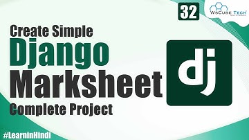 Learn to Create Marksheet in Simple ways in Django | Django Tutorials